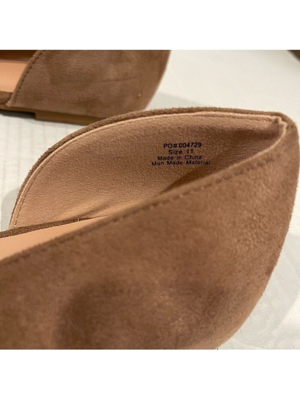 Women’s Journee Collection Ester Brown Faux Suede Pointy Toe Size 11 US! - Picture 8 of 11
